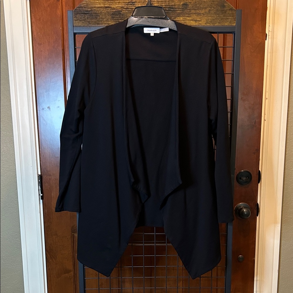 Calvin Klein Black Cardigan Size Medium sku#123